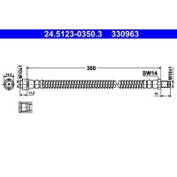 ATE 24.5123-0350.3 Bremsschlauch