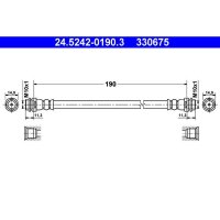 ATE 24.5242-0190.3 Bremsschlauch