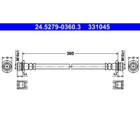 ATE 24.5279-0360.3 Bremsschlauch