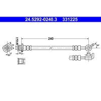 ATE 24.5292-0240.3 Bremsschlauch