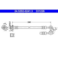 ATE 24.5292-0241.3 Bremsschlauch