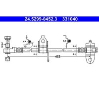 ATE 24.5299-0452.3 Bremsschlauch