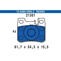 ATE 13.0460-3504.2 Bremsbelagsatz, Scheibenbremse