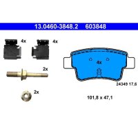 ATE 13.0460-3848.2 Bremsbelagsatz, Scheibenbremse