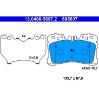 ATE 13.0460-5607.2 Bremsbelagsatz, Scheibenbremse