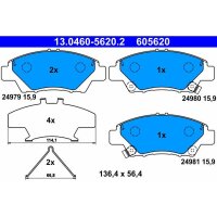 ATE 13.0460-5620.2 Bremsbelagsatz, Scheibenbremse