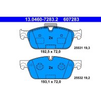 ATE 13.0460-7283.2 Bremsbelagsatz, Scheibenbremse