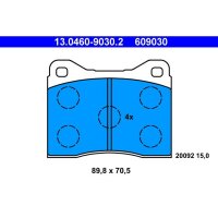 ATE 13.0460-9030.2 Bremsbelagsatz, Scheibenbremse