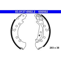 ATE 03.0137-0502.2 Bremsbackensatz