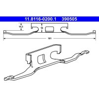 ATE 11.8116-0200.1 Feder, Bremssattel