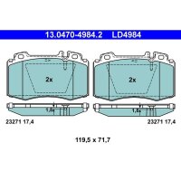 ATE 13.0470-4984.2 Bremsbelagsatz, Scheibenbremse