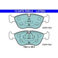 ATE 13.0470-7053.2 Bremsbelagsatz, Scheibenbremse