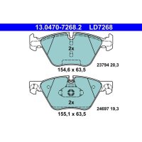 ATE 13.0470-7268.2 Bremsbelagsatz, Scheibenbremse