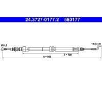 ATE 24.3727-0177.2 Seilzug, Feststellbremse