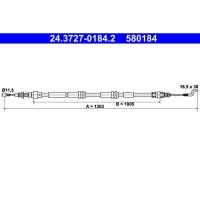 ATE 24.3727-0184.2 Seilzug, Feststellbremse