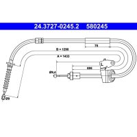 ATE 24.3727-0245.2 Seilzug, Feststellbremse