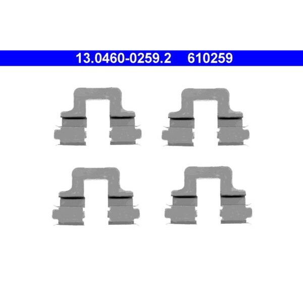 ATE 13.0460-0259.2 Zubehörsatz, Scheibenbremsbelag