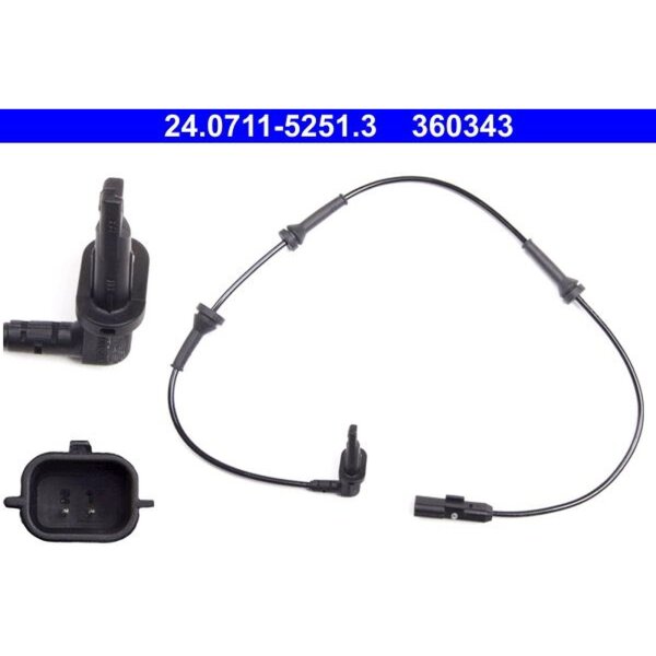 ATE 24.0711-5251.3 Sensor, Raddrehzahl