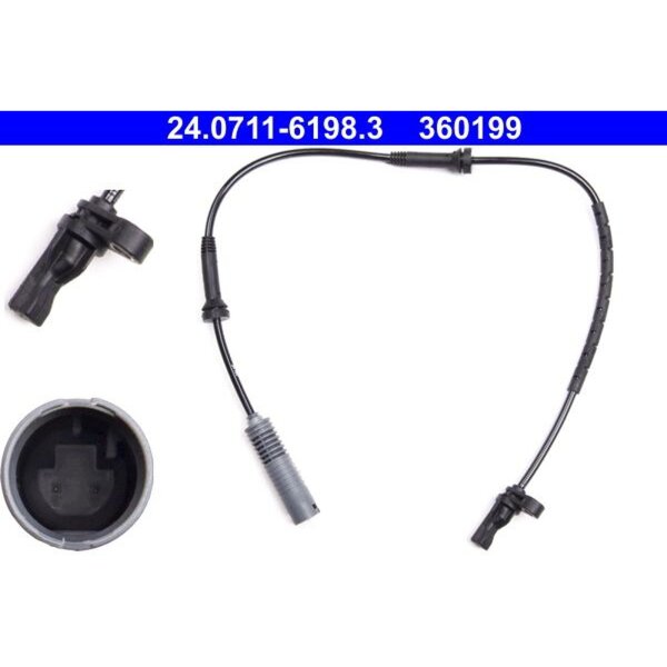 ATE 24.0711-6198.3 Sensor, Raddrehzahl