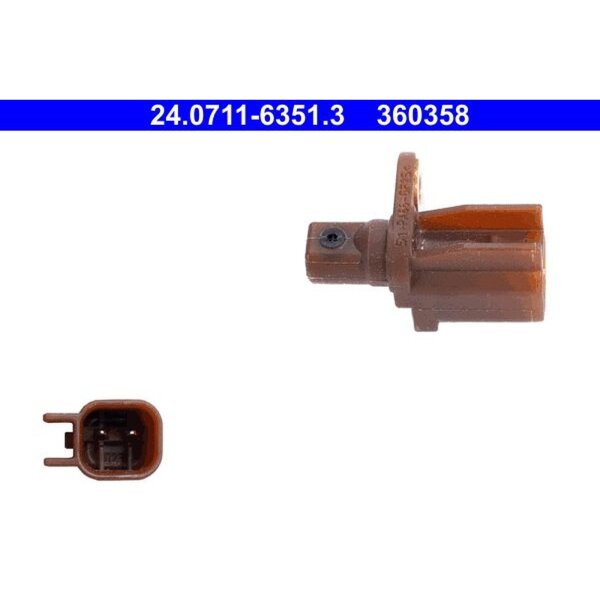 ATE 24.0711-6351.3 Sensor, Raddrehzahl