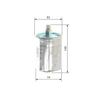 BOSCH 0 986 AF8 092 Kraftstofffilter
