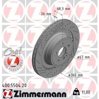 ZIMMERMANN 400.5504.20 Bremsscheibe