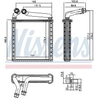 NISSENS 73979 Wärmetauscher, Innenraumheizung