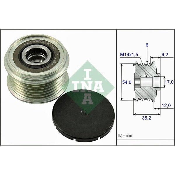 Schaeffler INA 535 0263 10 Generatorfreilauf