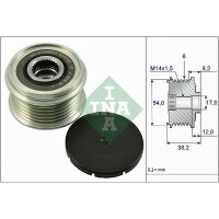 Schaeffler INA 535 0263 10 Generatorfreilauf