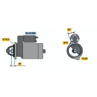 BOSCH 0 001 115 022 Starter