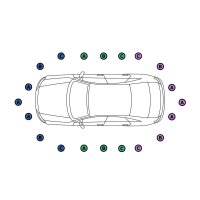 BOSCH 0 263 009 638 Sensor, Einparkhilfe