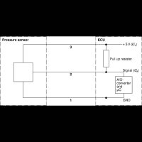 BOSCH 0 281 002 930 Sensor, Kraftstoffdruck