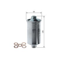 BOSCH 0 450 905 021 Kraftstofffilter