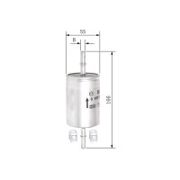 BOSCH 0 450 905 316 Kraftstofffilter