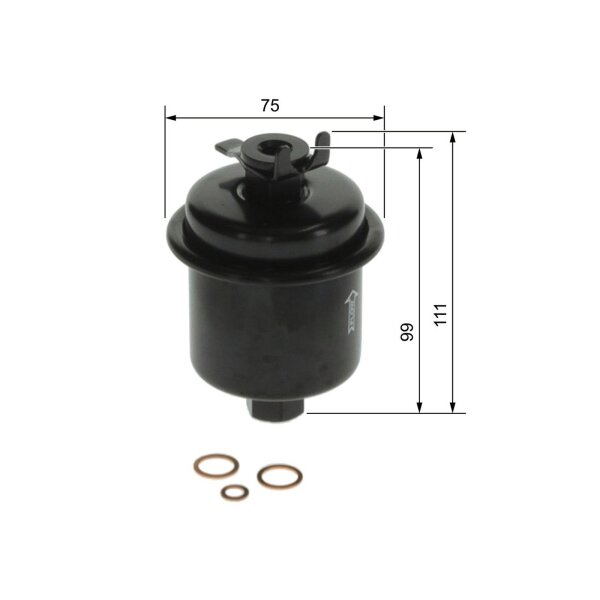 BOSCH 0 450 905 916 Kraftstofffilter