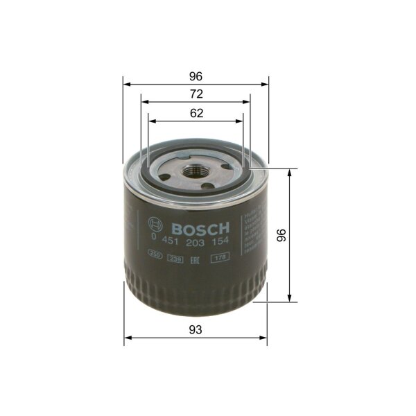 BOSCH 0 451 203 154 Ölfilter