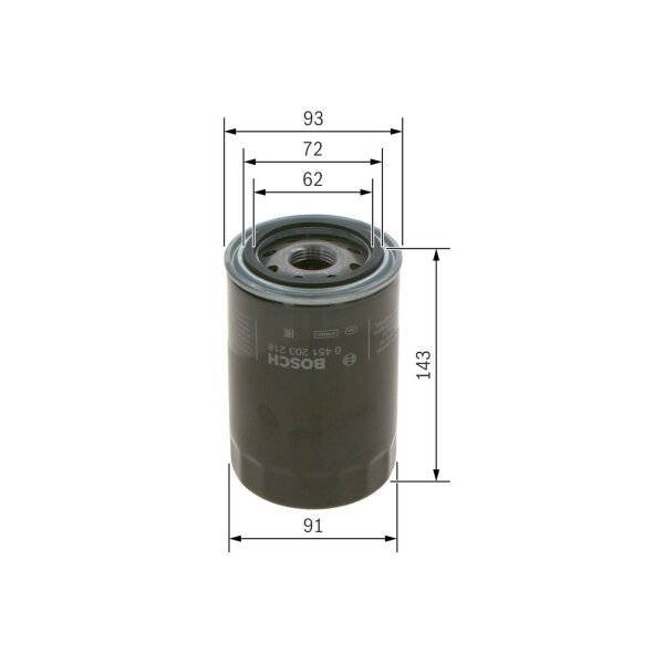 BOSCH 0 451 203 218 Ölfilter