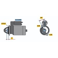 BOSCH 0 986 018 180 Starter