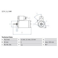 BOSCH 0 986 018 200 Starter