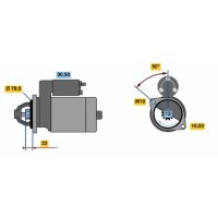 BOSCH 0 986 019 361 Starter