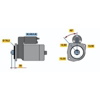 BOSCH 0 986 020 330 Starter