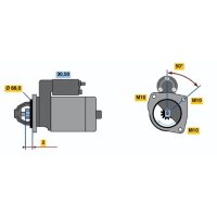 BOSCH 0 986 021 051 Starter