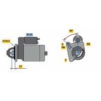 BOSCH 0 986 021 970 Starter