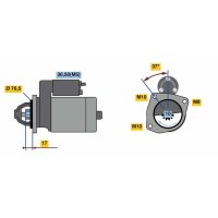 BOSCH 0 986 023 530 Starter
