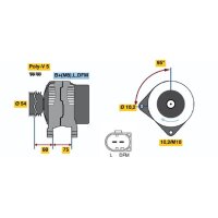 BOSCH 0 986 045 251 Generator