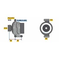 BOSCH 0 986 048 771 Generator