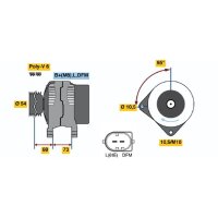 BOSCH 0 986 048 921 Generator