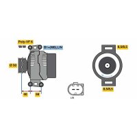 BOSCH 0 986 049 010 Generator