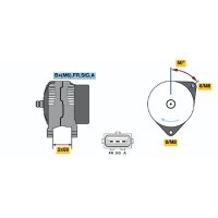 BOSCH 0 986 049 181 Generator
