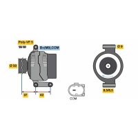 BOSCH 0 986 080 040 Generator